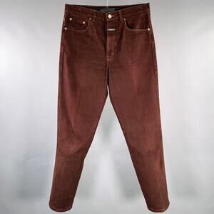 MARITHE+FRANCOIS GIRBAUD Size 31 Brown Cotton 5 Pocket Casual Pants
